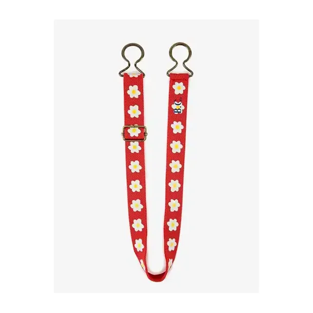 Bobo Choses Little Flower All Over Elastic Belt Red
